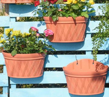 گلدان پلاستیکی دیواری