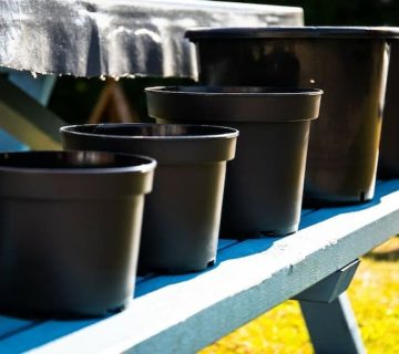 سایز گلدان پلاستیکی