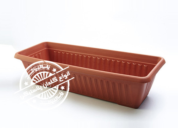 گلدان پلاستیکی مستطیلی