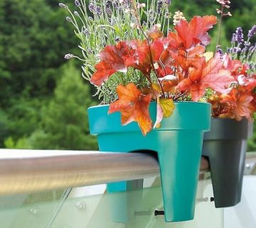 گلدان پلاستیکی دو طرفه