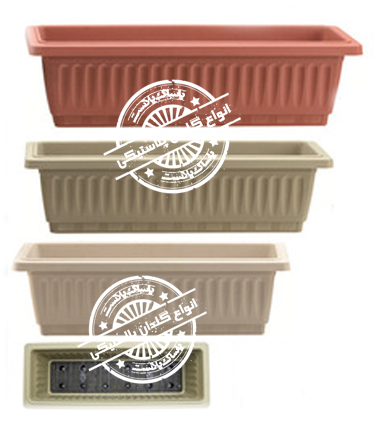 گلدان پلاستیکی بالکنی