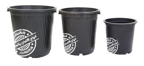 گلدان پلاستیکی سطل