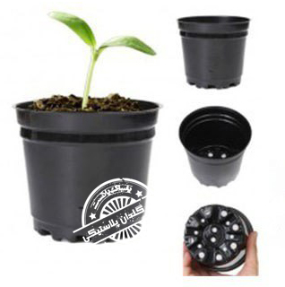 گلدان پلاستیکی سطل