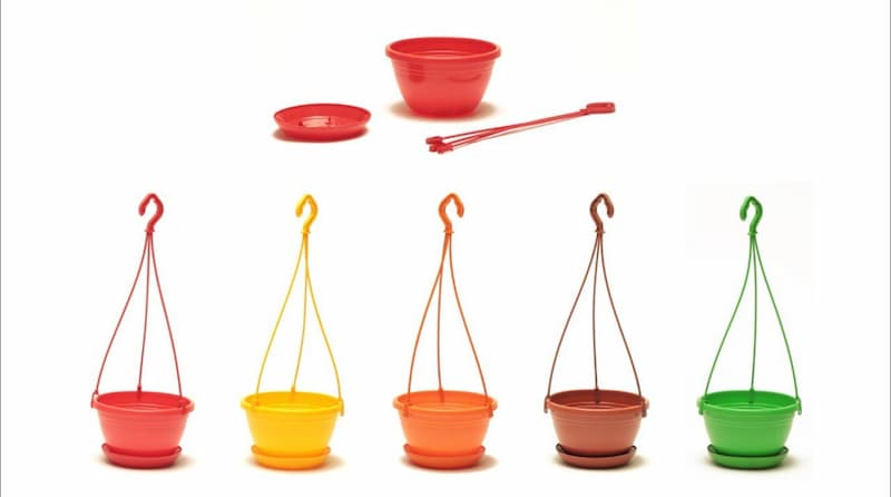 گلدان پلاستیکی آویزی