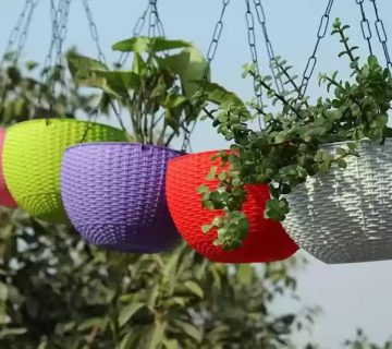 گلدان پلاستیکی آویزی