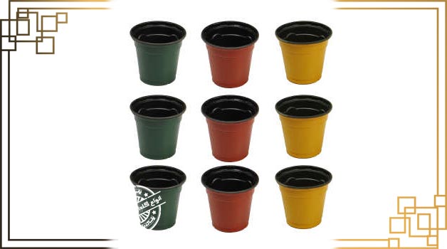 گلدان پلاستیکی ژله ای