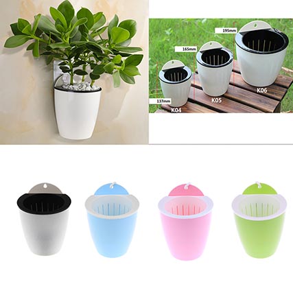 گلدان پلاستیکی خود آبیار