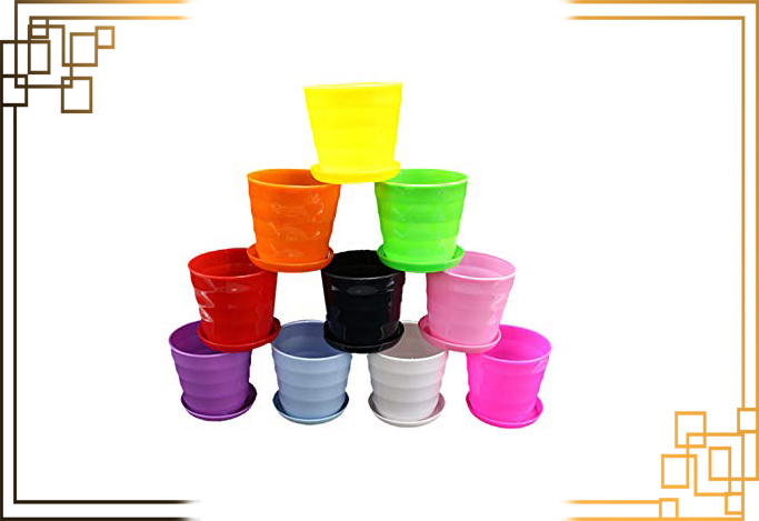 گلدان پلاستیکی کاکتوس