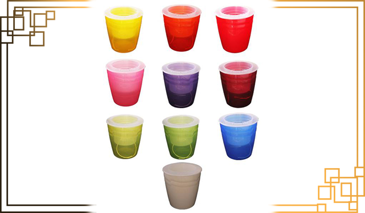 گلدان پلاستیکی خود آبیار