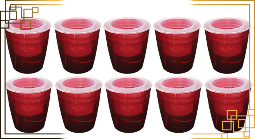 گلدان پلاستیکی خود آبیار