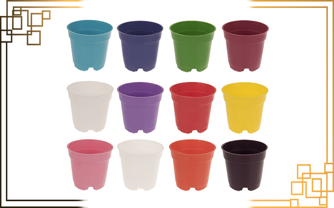 گلدان پلاستیکی کلاسیک