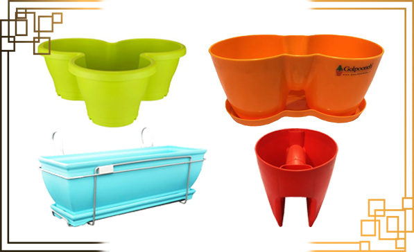 گلدان پلاستیکی کلاسیک