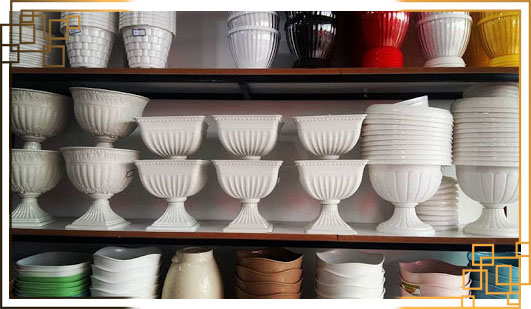 گلدان پلاستیکی خانگی