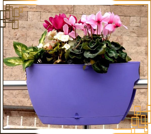 گلدان پلاستیکی بالکنی