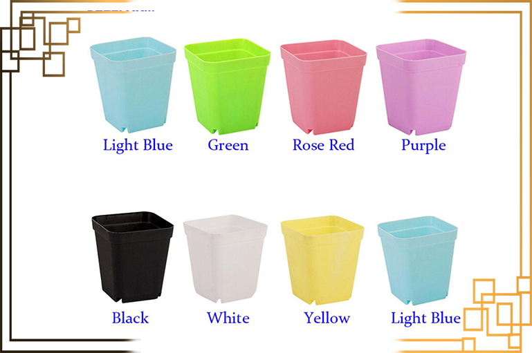 گلدان پلاستیکی یو وی