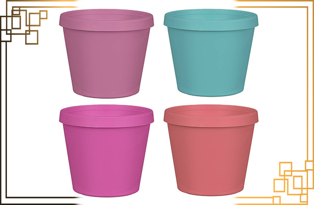 گلدان پلاستیکی شیک