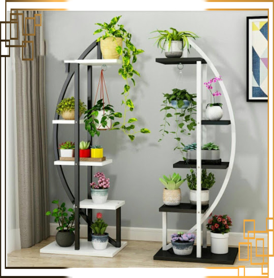 گلدان پلاستیکی طرح برجسته