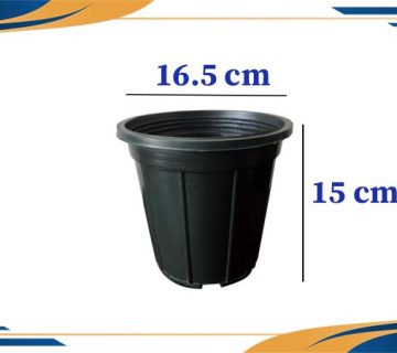 گلدان سطل 3 پلاستیکی