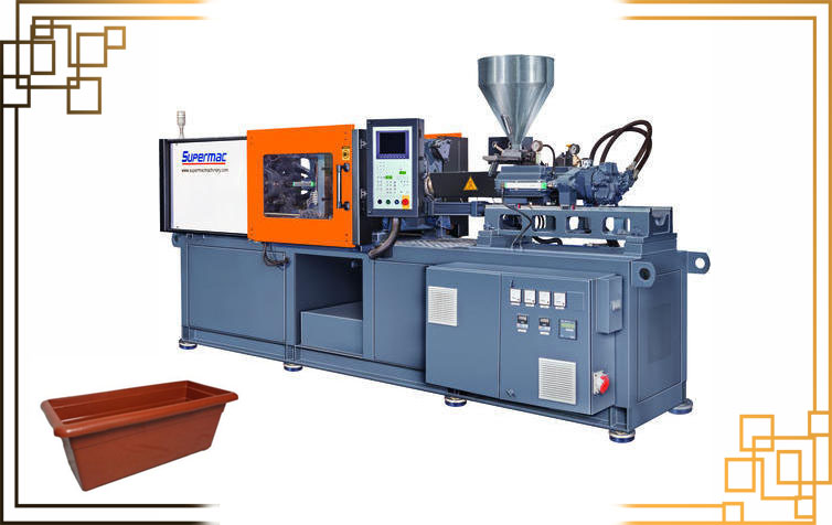 گلدان پلاستیکی سبزی