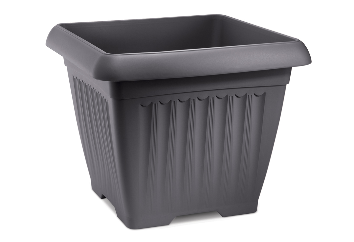 گلدان پلاستیکی مشکی بزرگ