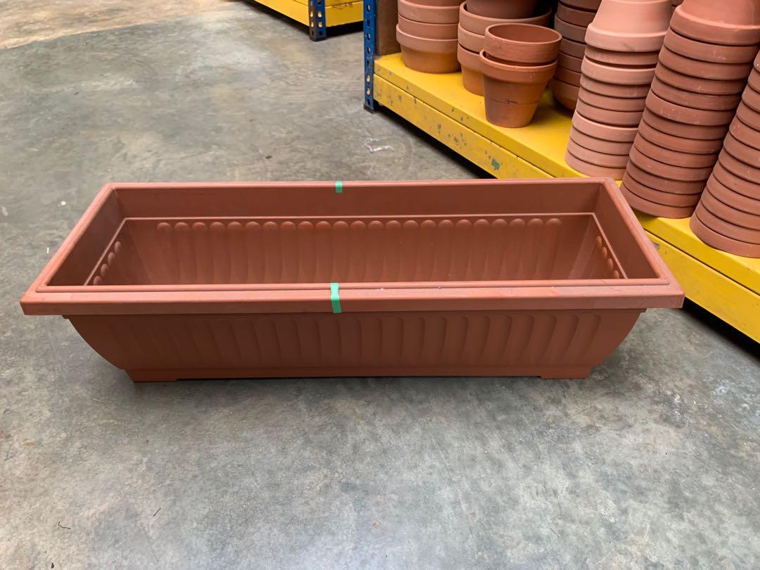 گلدان پلاستیکی باکس مستطیلی