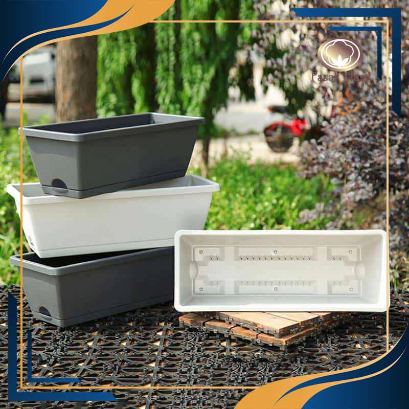 گلدان پلاستیکی باکس