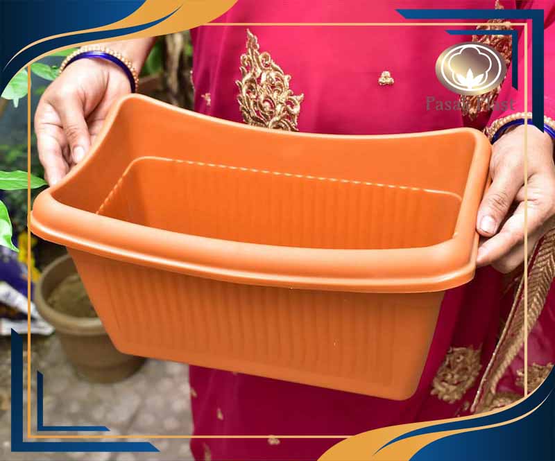 گلدان پلاستیکی باکس