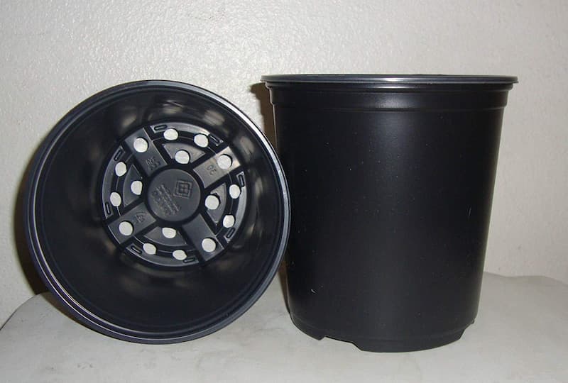 گلدان پلاستیکی سطل