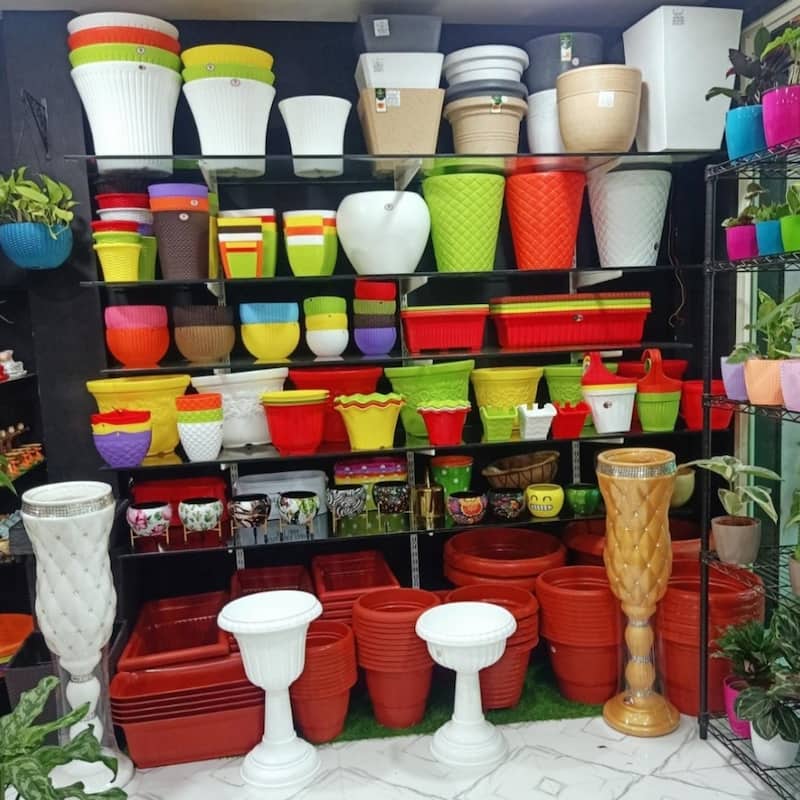 گلدان پلاستیکی طرح جدید