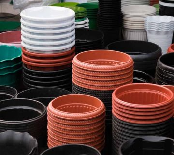 گلدان پلاستیکی طرح جدید