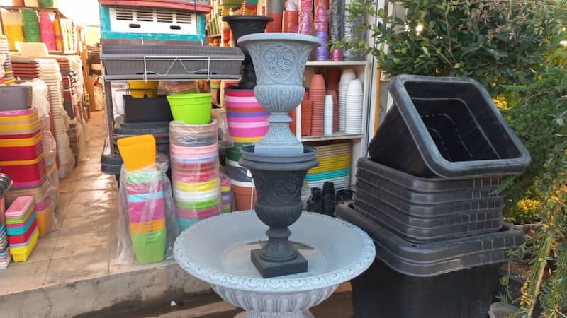 گلدان پلاستیکی بارز