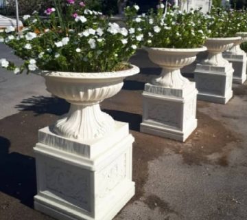 انواع گلدان پلاستیکی لاکچری سایز بزرگ