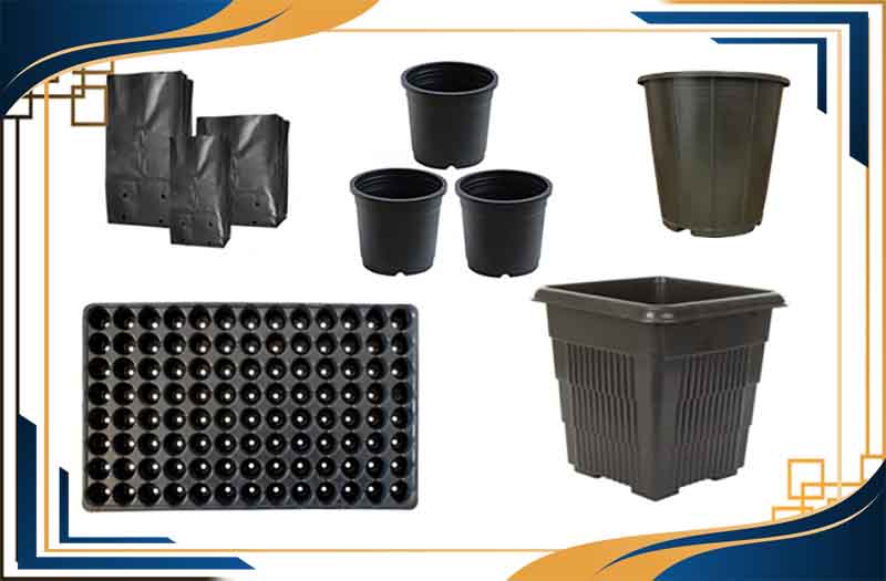 گلدان پلاستیکی گلخانه ای