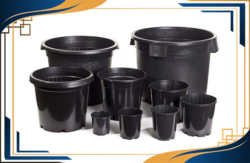 گلدان پلاستیکی گلخانه ای