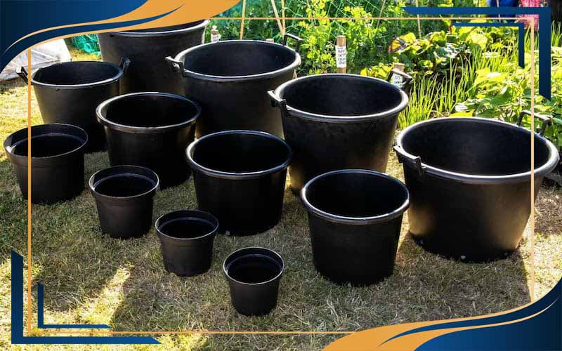 گلدان پلاستیکی گلخانه ای