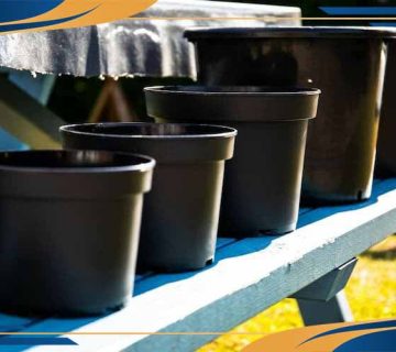 گلدان پلاستیکی گلخانه ای