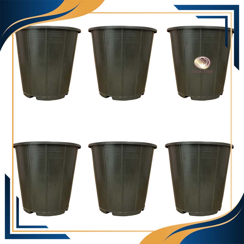 گلدان پلاستیکی سطل 16